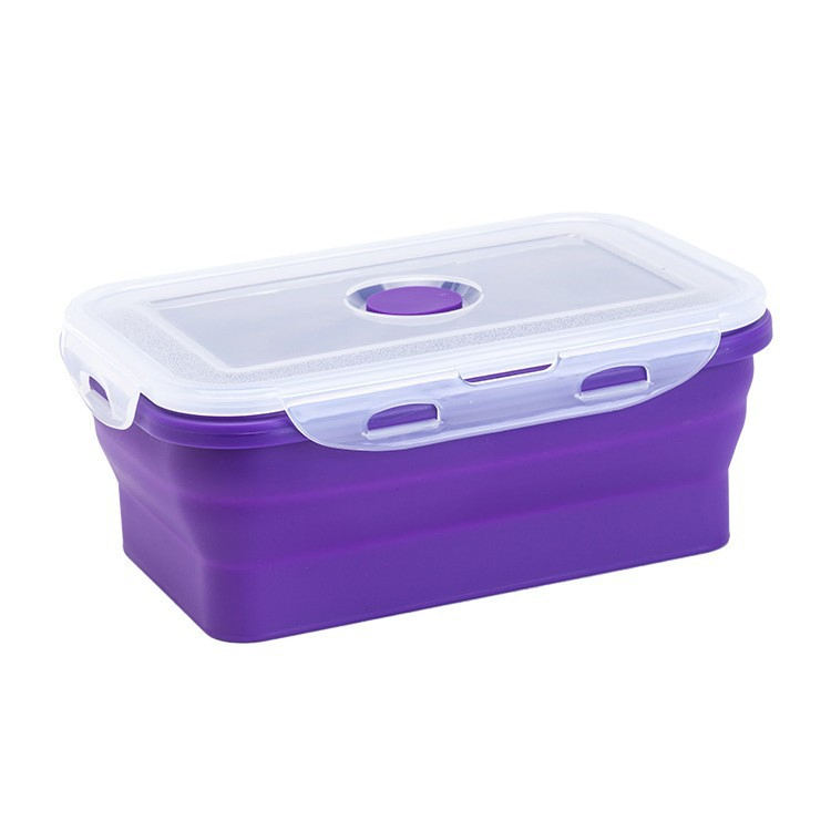 Eco-Friendly Silicone Lunch Box for Sustainable Meal Prep