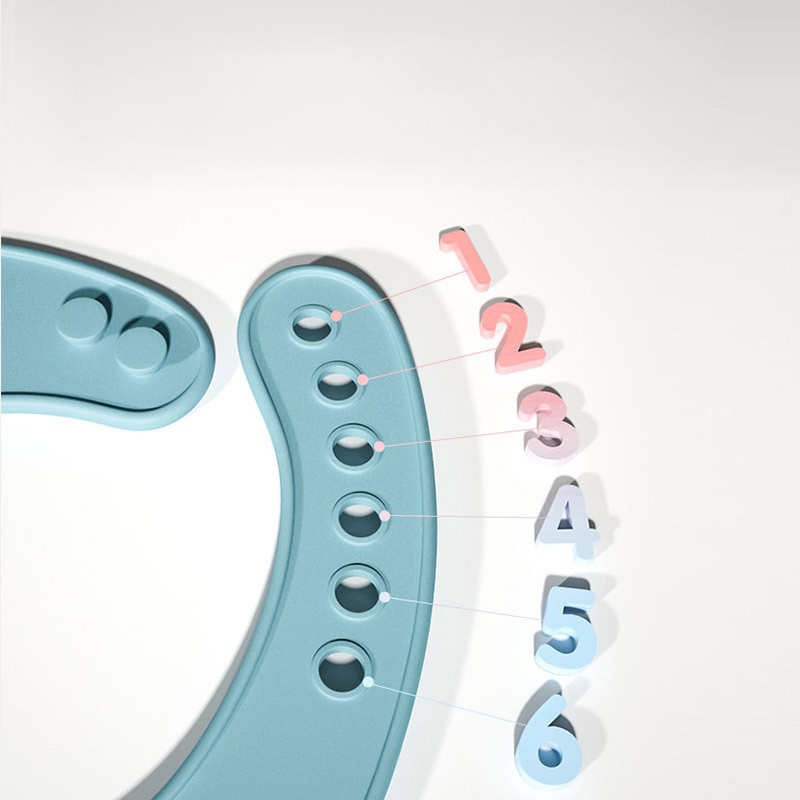 Baby Eating Three-Dimensional Waterproof Children's Large Drool Pocket Silicone Bibs