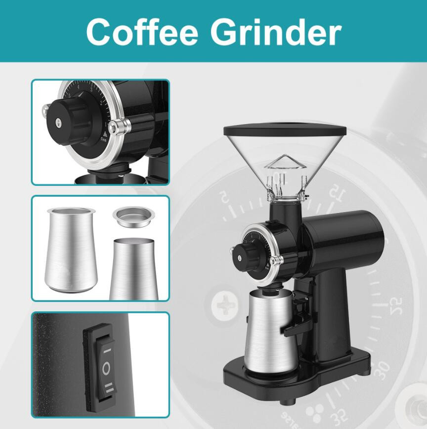 Household Electric Coffee Beans Dry-Ground and Crushed Coffee Grinder