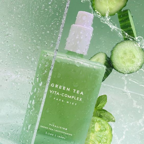Wholesale Green Tea Facial Toner Remove Acne Moisturizing Soothing Face Spray