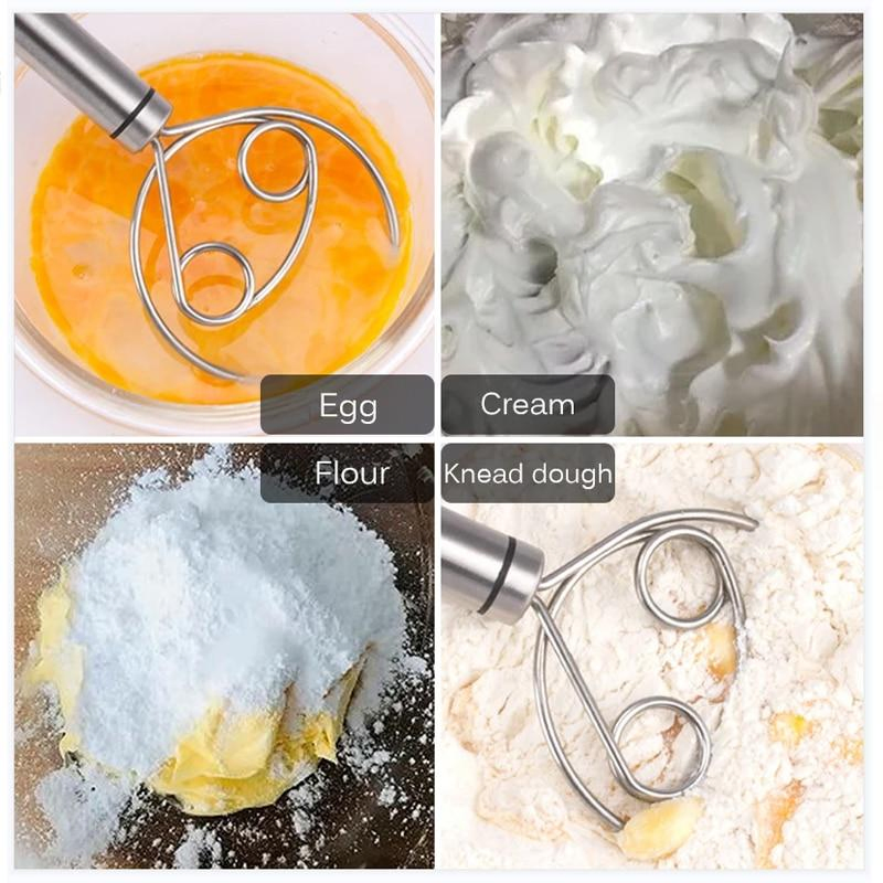 Венчик для теста Danish Dough Whisk из нержавеющей стали