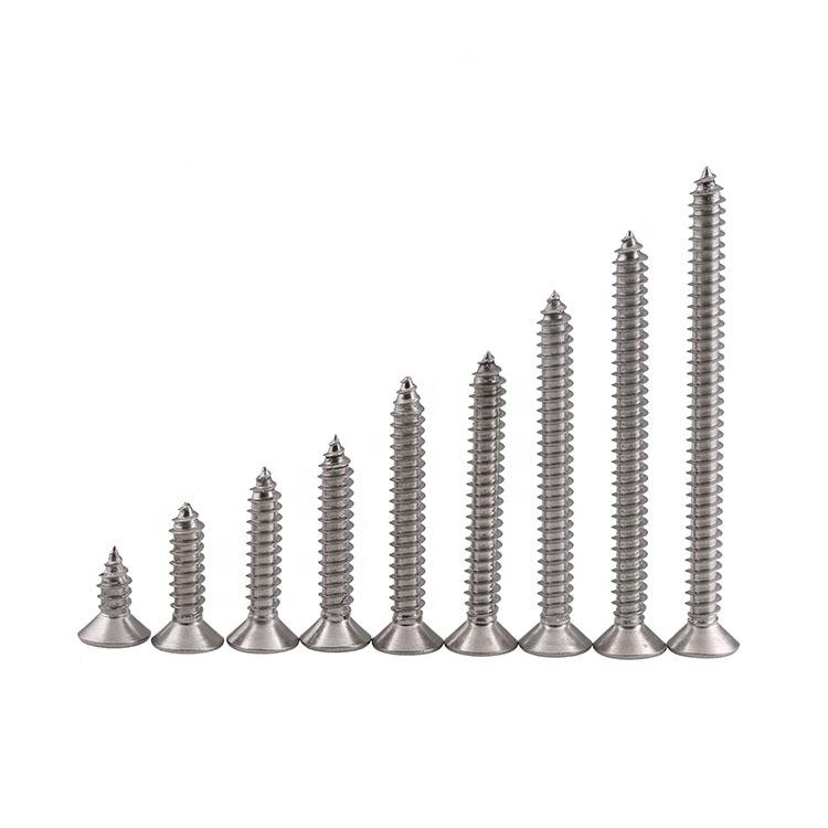 Carbon Steel Screw Manufacturer Phillips Contersunk Head Self Tapping Screw Tapping Metal Screw