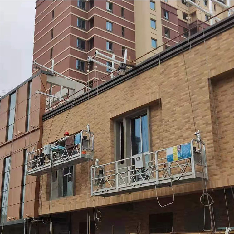 Hot Sell High Standards Construction Building Suspended Scaffold Platform Motorized Gondola Zlp800
