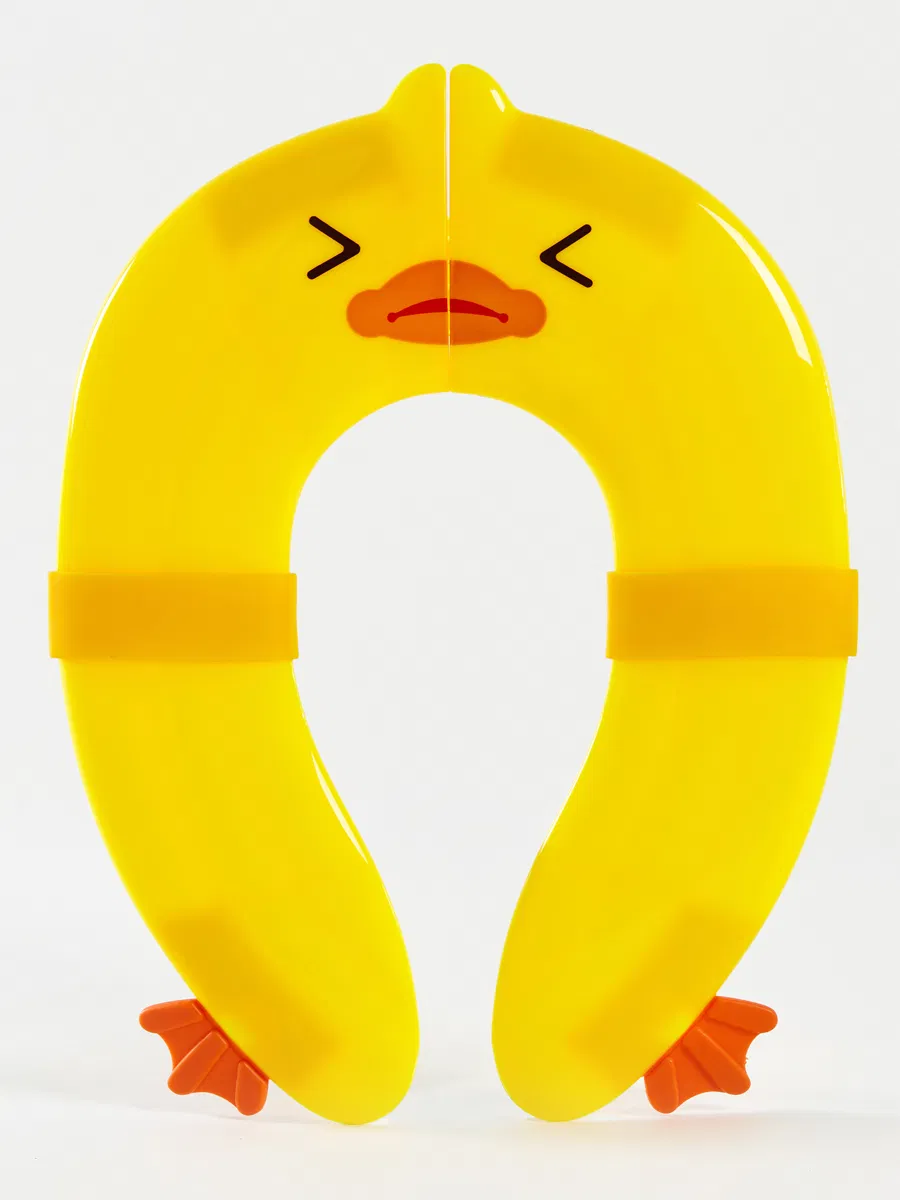 Yellow Duck Shape Baby Travel Folding Potty Seat