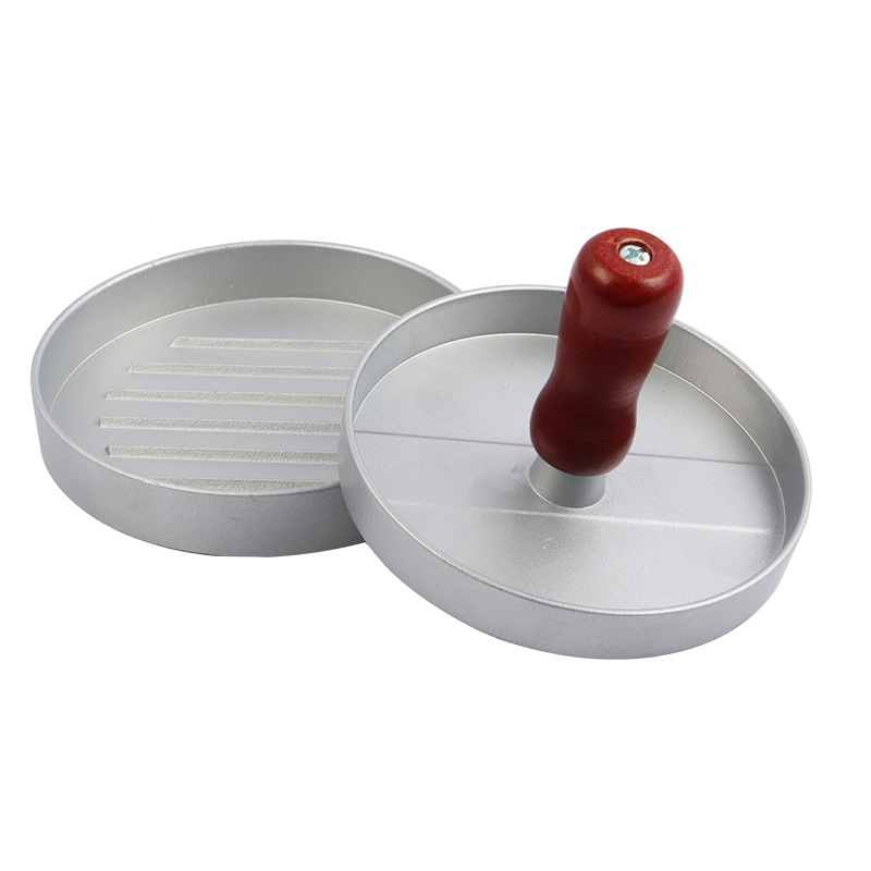 Hamburger and Steak Meat Press Barbecue Roasted Metal Patty Press Cooking Board Utensils
