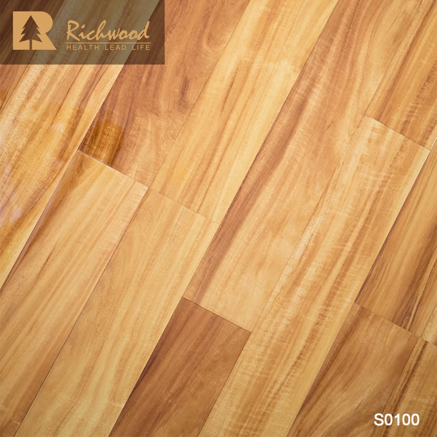 Водостойкий ламинат под дуб, коммерческий, ПВХ