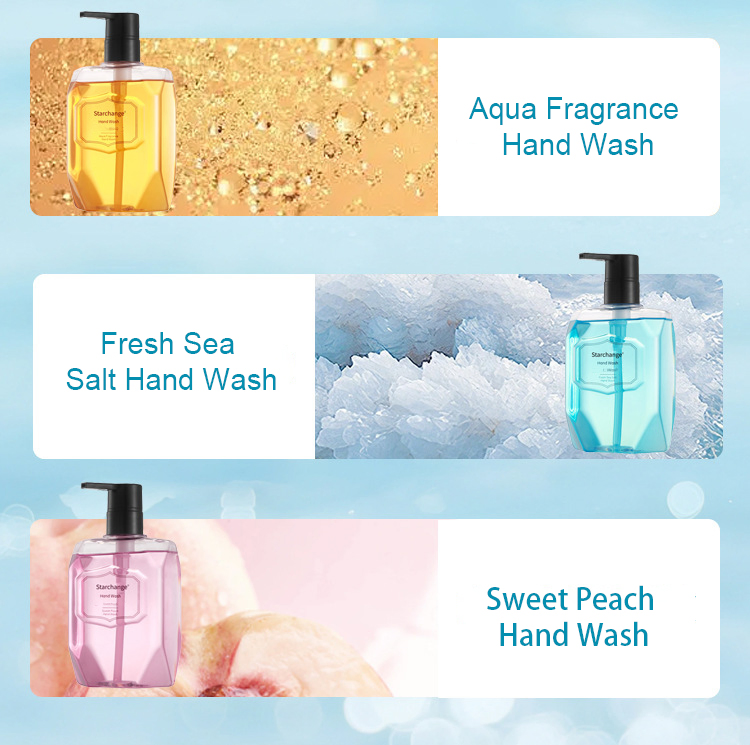 Custom 500ml Home Use Gentle Cleansing Antibacterial Fragrance Hand Washing Liquid Sanitizer