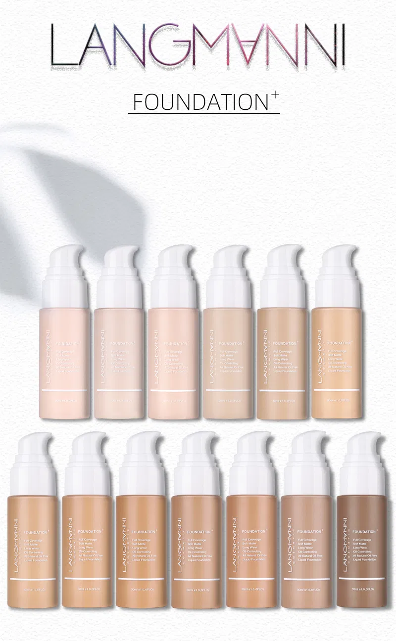 Liquid Foundation Matte Oil Control Concealer Foundation