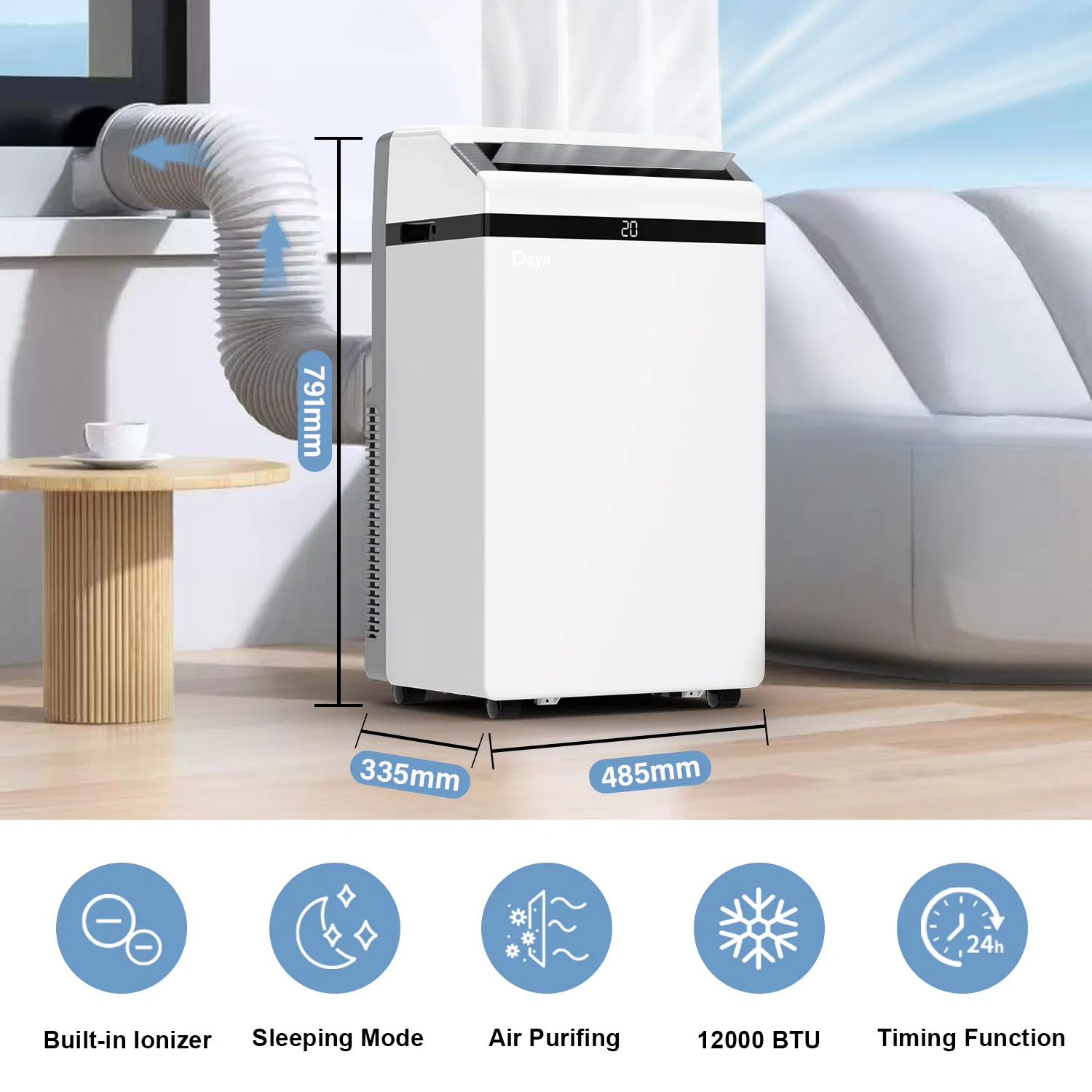 Портативный кондиционер Deye DYP-A12A 12000 BTU