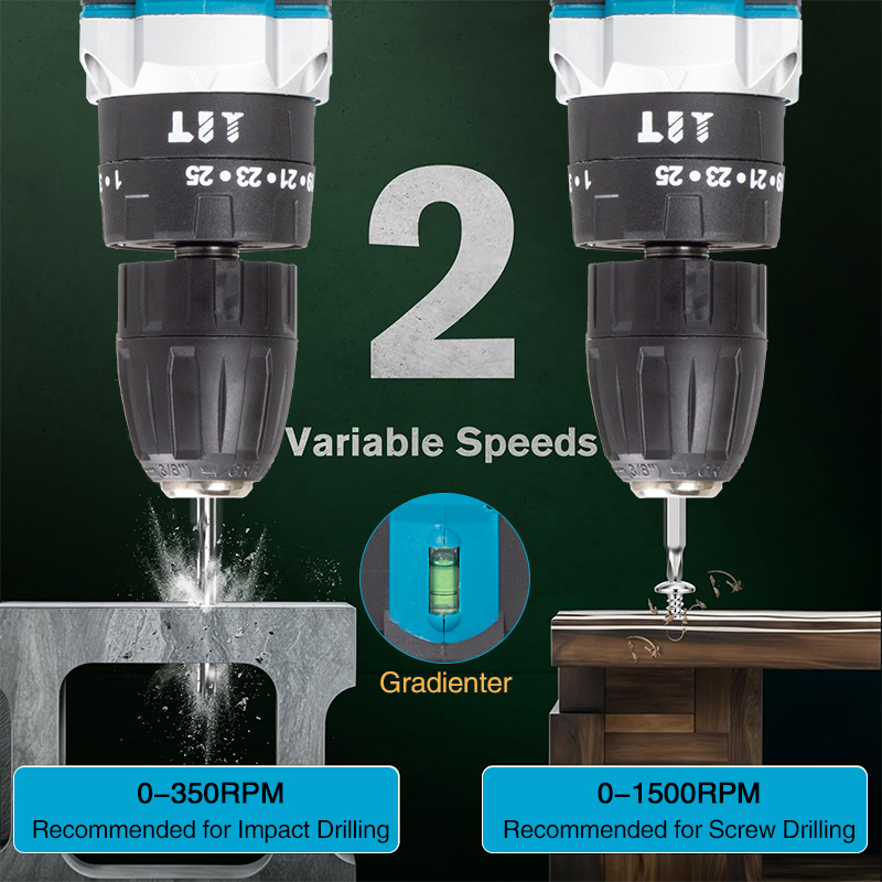 Аккумуляторная дрель Talado 21V для ремонта и сборки