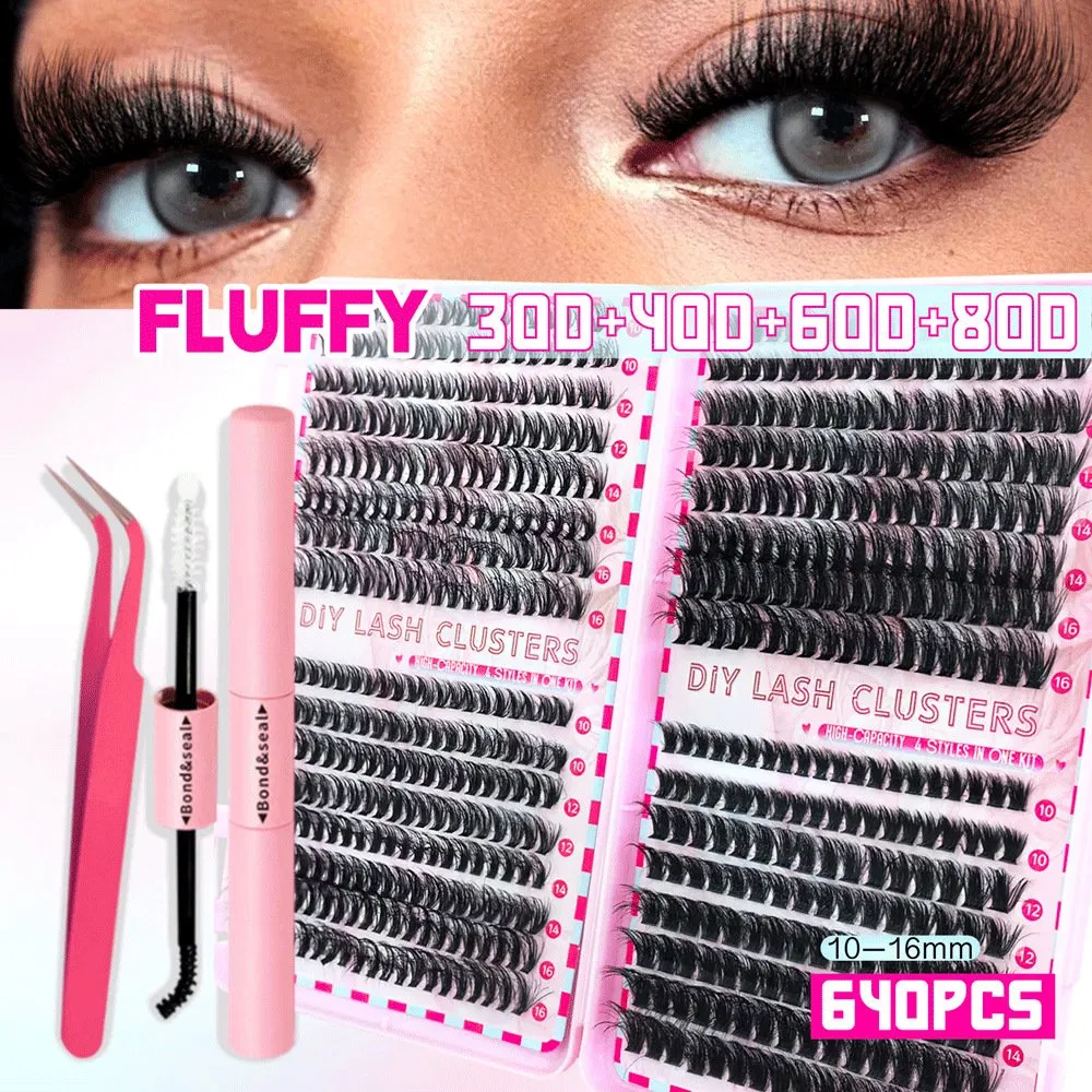 False Eyelashes Glue Set, Voluminous False Eyelashes, Popular False Eyelash Set, Party Music Festival Concert False Eyelashes