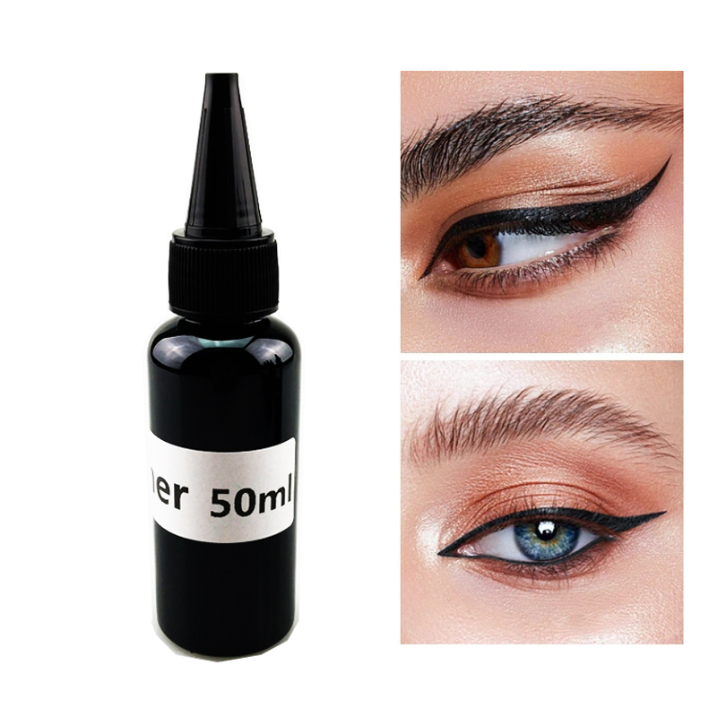 Black Eyeliner Semi Finished Liquid Real Waterproof Non Tinted 50ml