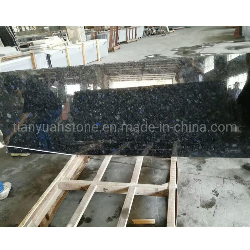 Angola Black Granite Big Slab for Countertop/Cladding