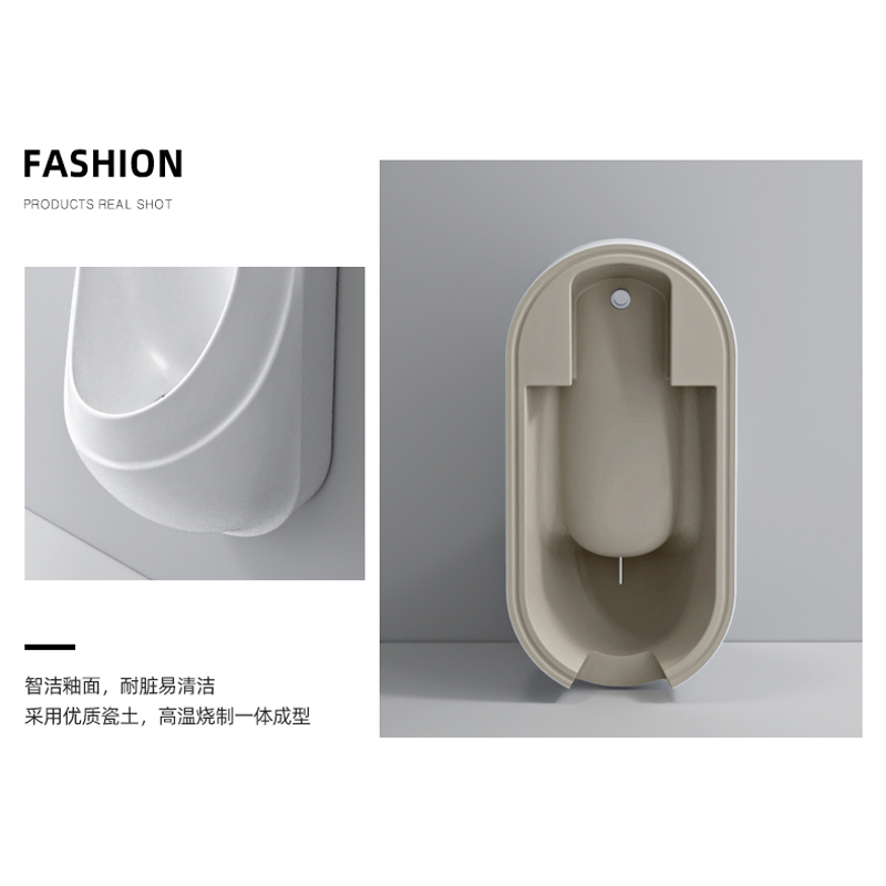 Adult Men Toilet Wall Hung Smart Porcelain Sanitary Ware Bathroom Water Saving Modern White Sensor Urinal
