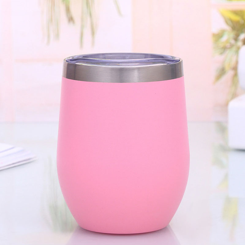 Яйцевидная кружка 12oz из нержавеющей стали, мультиколор