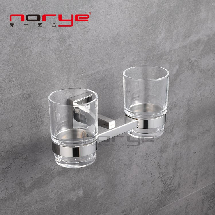 Toothbrush Double Cup Holder for Bathroom Accessories Tumber and Holder