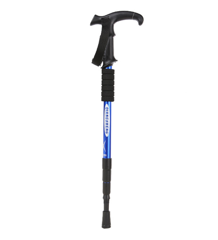Telescopic Aluminum Telescopic Outdoor Walking Stick for Elderly or Climbing