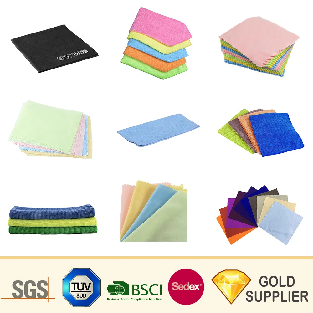 Wholesale Custom Print Cleaning Cloth Printing Mobile Phone Screen Lens Sunglasses Glasses Eyeglass Sticky Eyewear Microfiber Cleaner Sticker