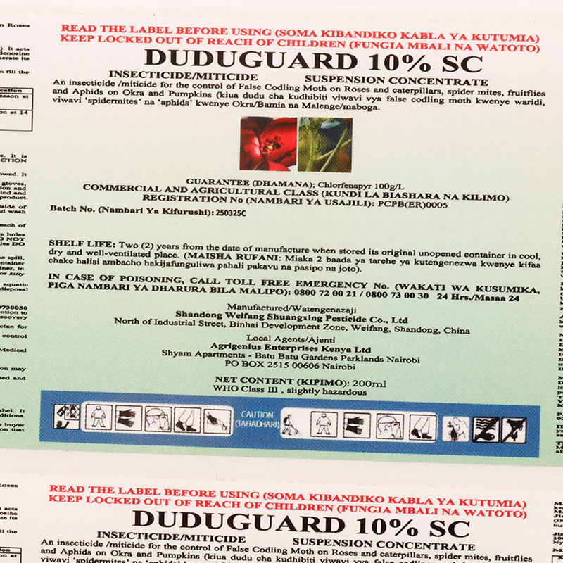 High Visibility Pesticide Labels Display Hazard Signals Clearly