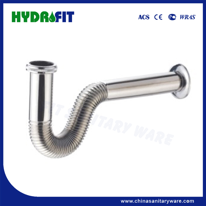 Factory Bathroom Kitchen Brass Zinc 1 1/4" Chrome Drain Trap Bottle Siphon (FP3212)