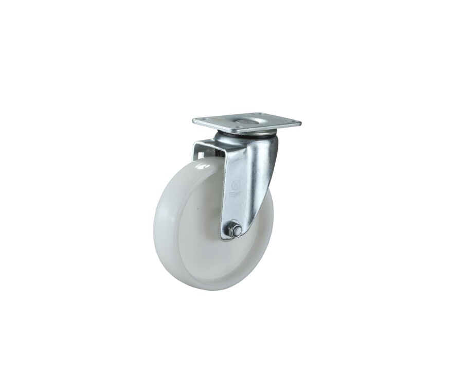 China Castor Factory 125mm Industrial Swivel Top Plate Castor Thermoplastic Rubber Wheel