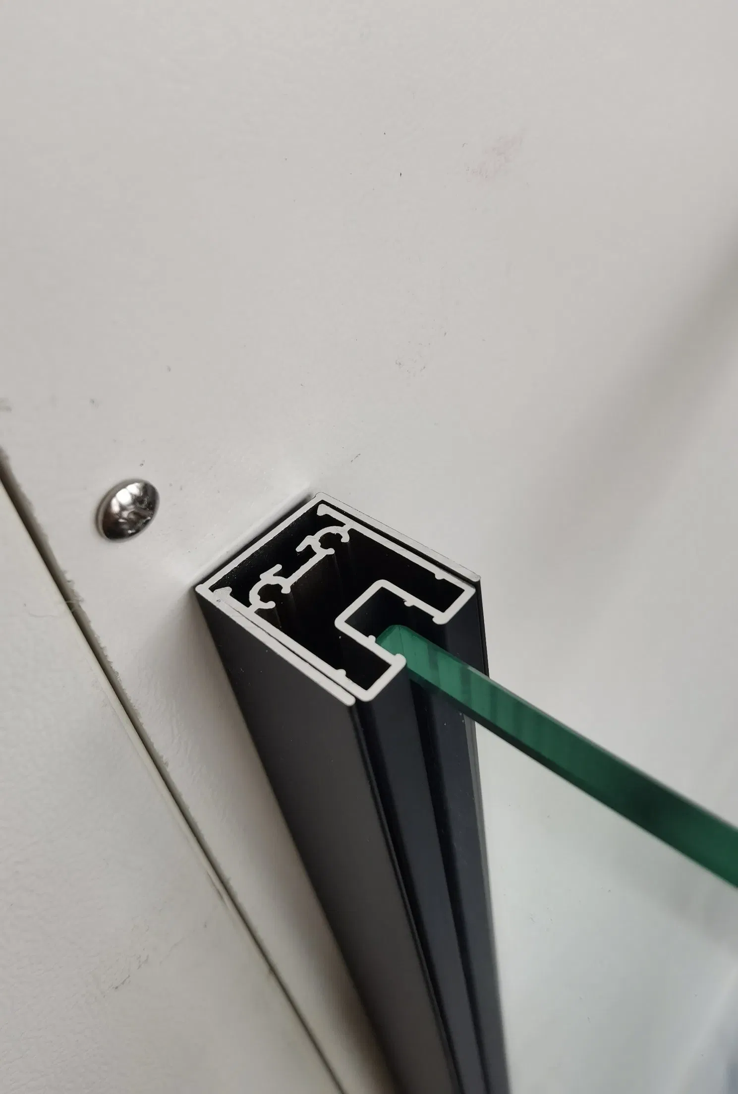 40cm Stainless Steel Frameless Shower Enclosure Fixed Panel Wall-to-Glass Support Bar