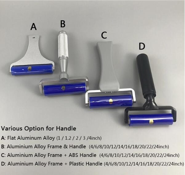 High Tackiness Reusable Dust Removal Cleanroom Silicone Sticky Roller