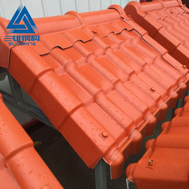 Synthetic Color Roofing Sheet Material Resin Roof Tile