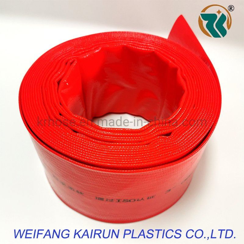 2"3"4" PVC Discharge Hose Agriculture Flexible Lay Flat Pump Garden Hose