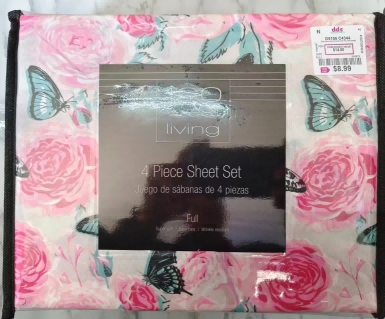 Cheap Polyester Microfiber Bedding Sets Fitted Sheet Bedsheet Pillowcases Sets 4 PCS