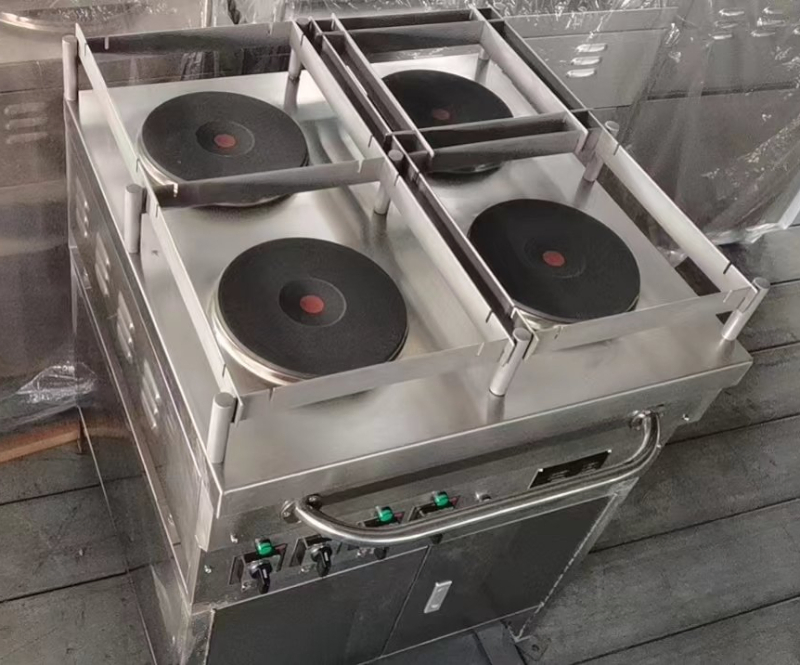 Marine 15kw 4 Hot Plate with Oven Electric Cooking Range