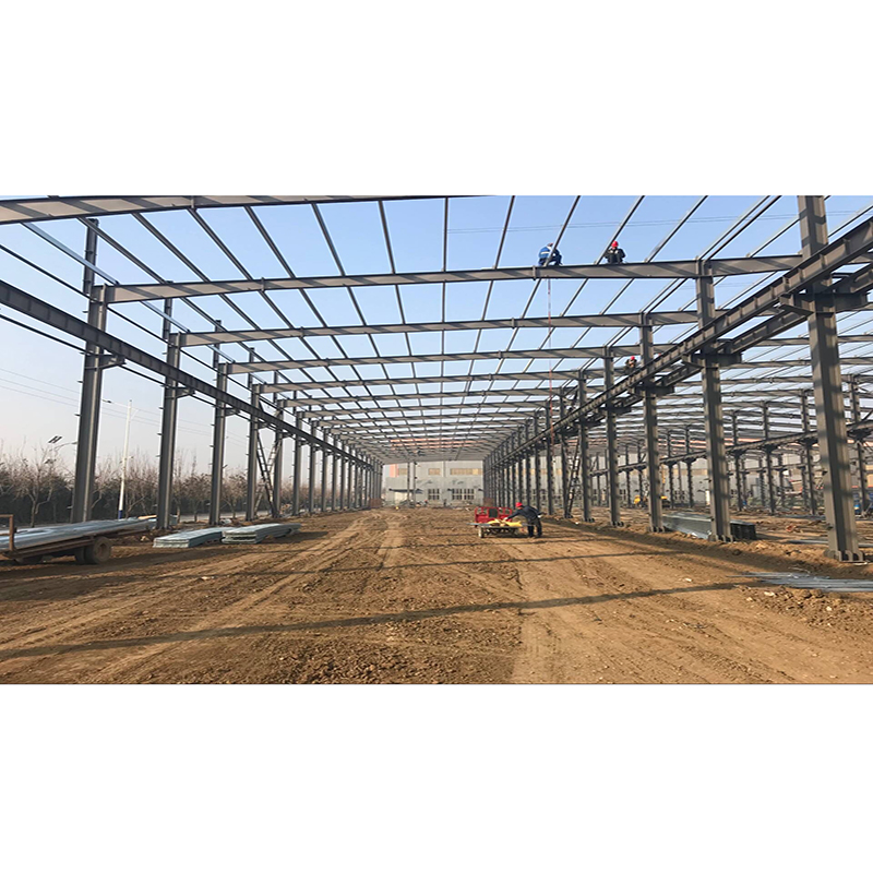 Prefabricated Factory Metallic Steel Structure Shed Steel Storage Warehouse Construction Pre Engineered Workshop Building