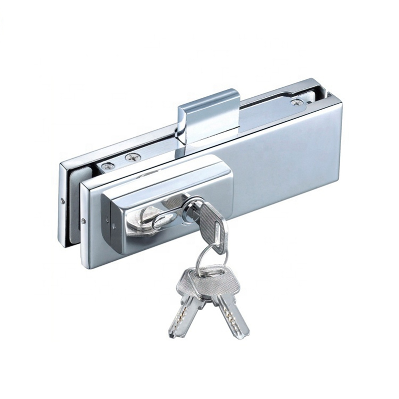 Tempered Glass Door Stainless Steel Lock Patch Fitting