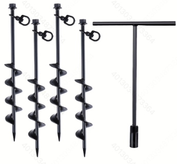 Винтовой якорь-анкер для грунта, усиленный