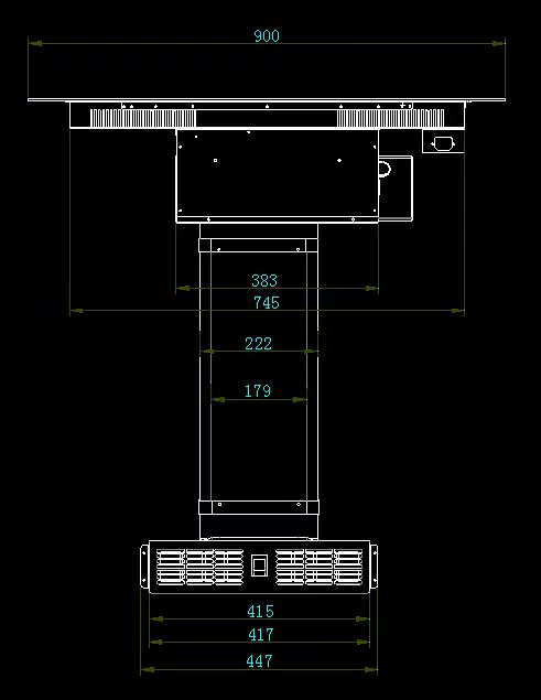 OEM 900mm Size of Lifting Downdraft Induction Hobs Extractor Induction Hobs Supplier