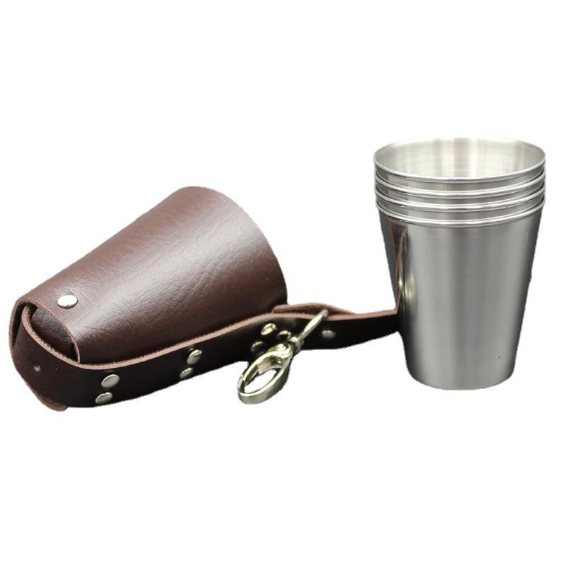 Metal Shot Glass Cup Stainless Steel Small Shot Wine Glass