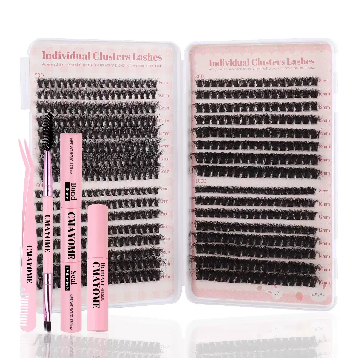1 Set Mix Eyelash Extension Fluffy False Makeup Lash