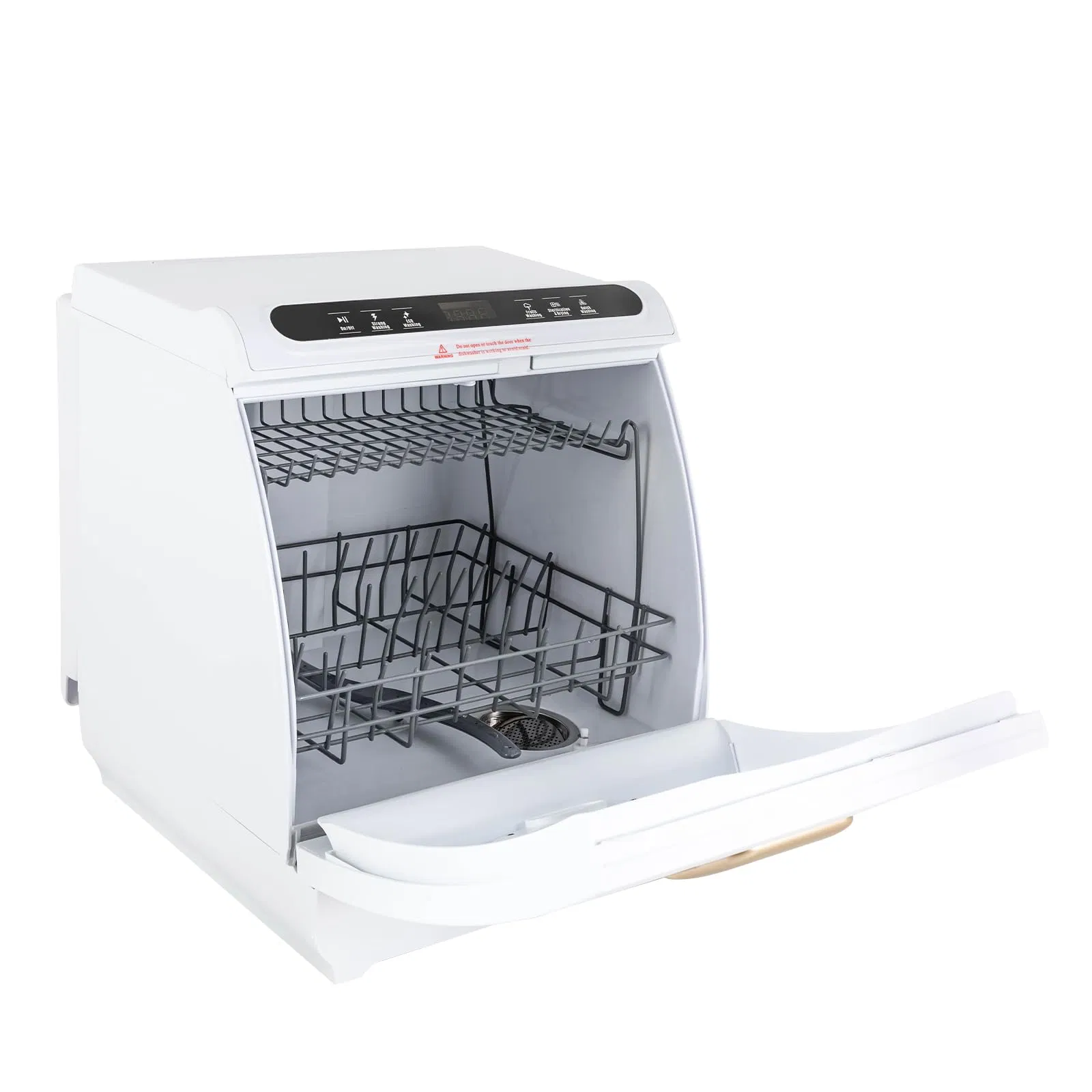 Portable Air-Dry Dishwasher 360° Dual Spray Drying Cleaning Machine Dishwasher