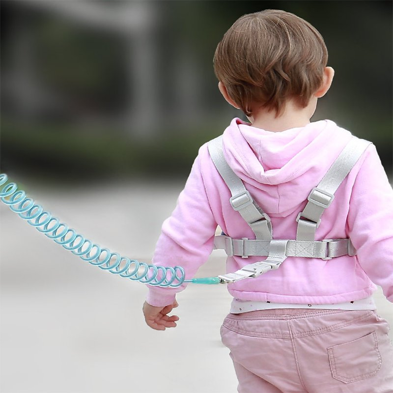 2 in 1 Anti Lost Wrist Link Baby Leash Harness for Toddlers
