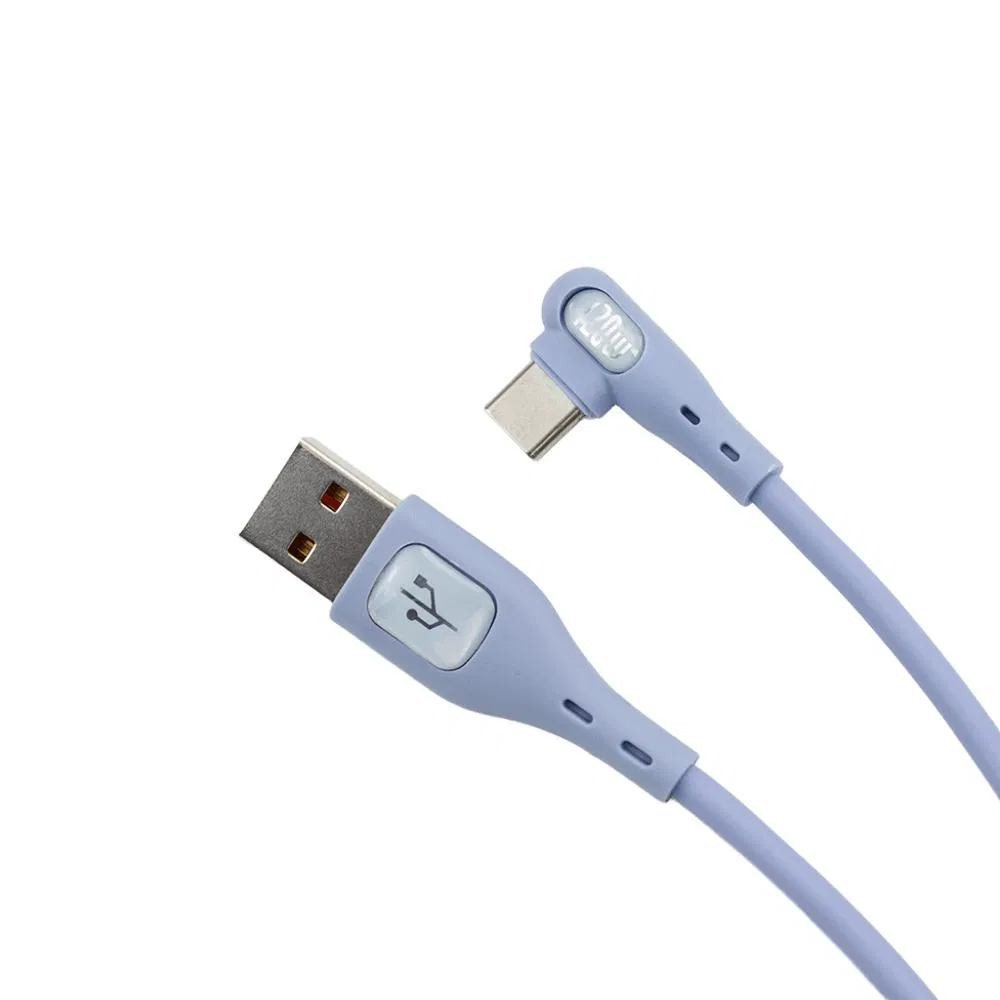 120W USB Cable Nylon Data Cable 2m Fast Charge Power Cable Mobile Phone Charger