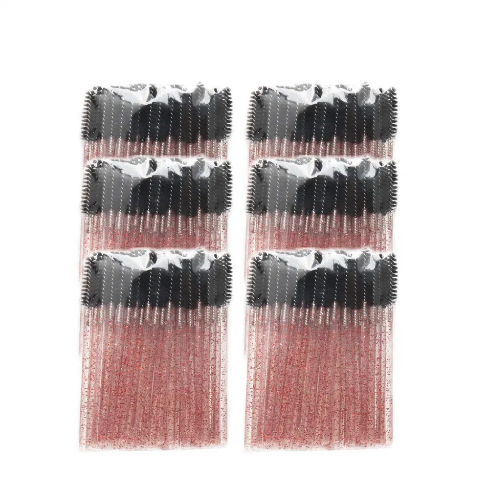 Silicone Mascara Eyelash Spoolies Brushes Lash Applicator Disposable Mascara Wand Eyelash Brush