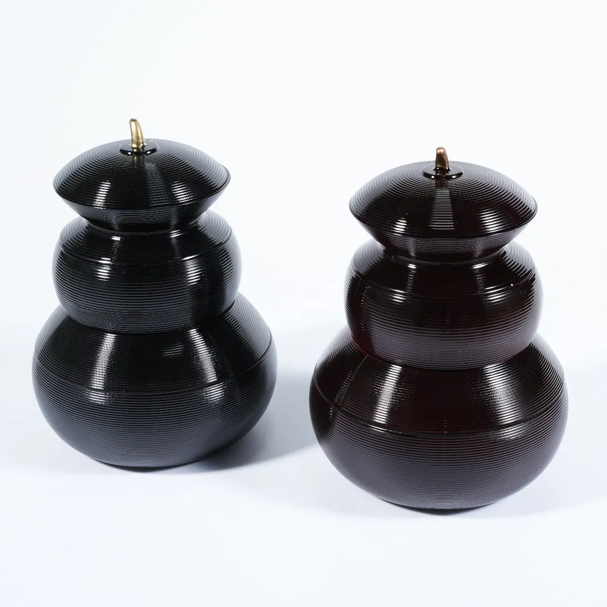 ABS Resin Japanese Style Gourd Shaped Sushi Sashimi Dessert Snack Hot Pot Serving Multi-Storey Bento Box