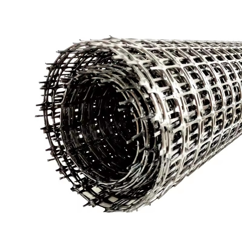 Good Biaxial Geogrid Price 100kN Steel Plastic Welding Geogrid