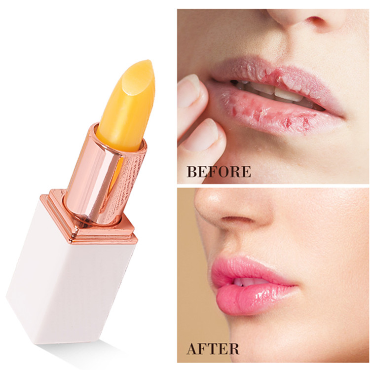 OEM ODM Change Color Pink Moisturizing Jelly Lipstick Lip Balm