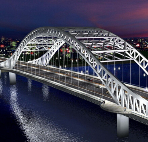 High-Quality Steel Structure Bridge: Prefabricated Building with Drilling Services