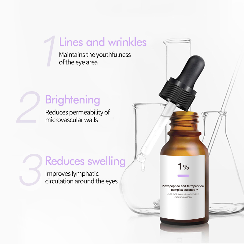Beauty Cosmetic Anti-Aging Eye Serum with Peptides Bright Eyes - Hydrating Eye Essence for Youthful Skin