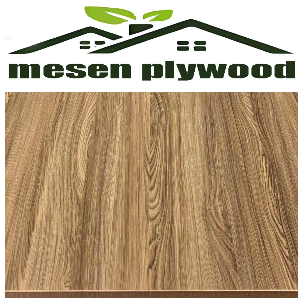 China Wholesale 15mm*1220*2440 Melamine Laminated Plywood Poplar Core, E1 Glue Melamine Board