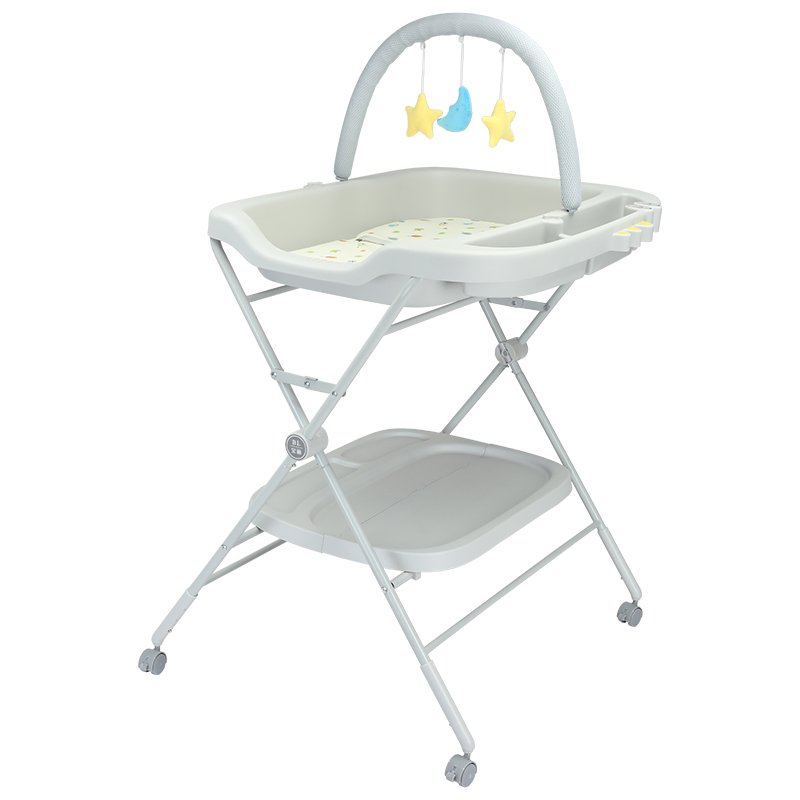 Foldable Baby Bath Changing Table Modern Design Baby Organizer Nappy Diaper Changing Table