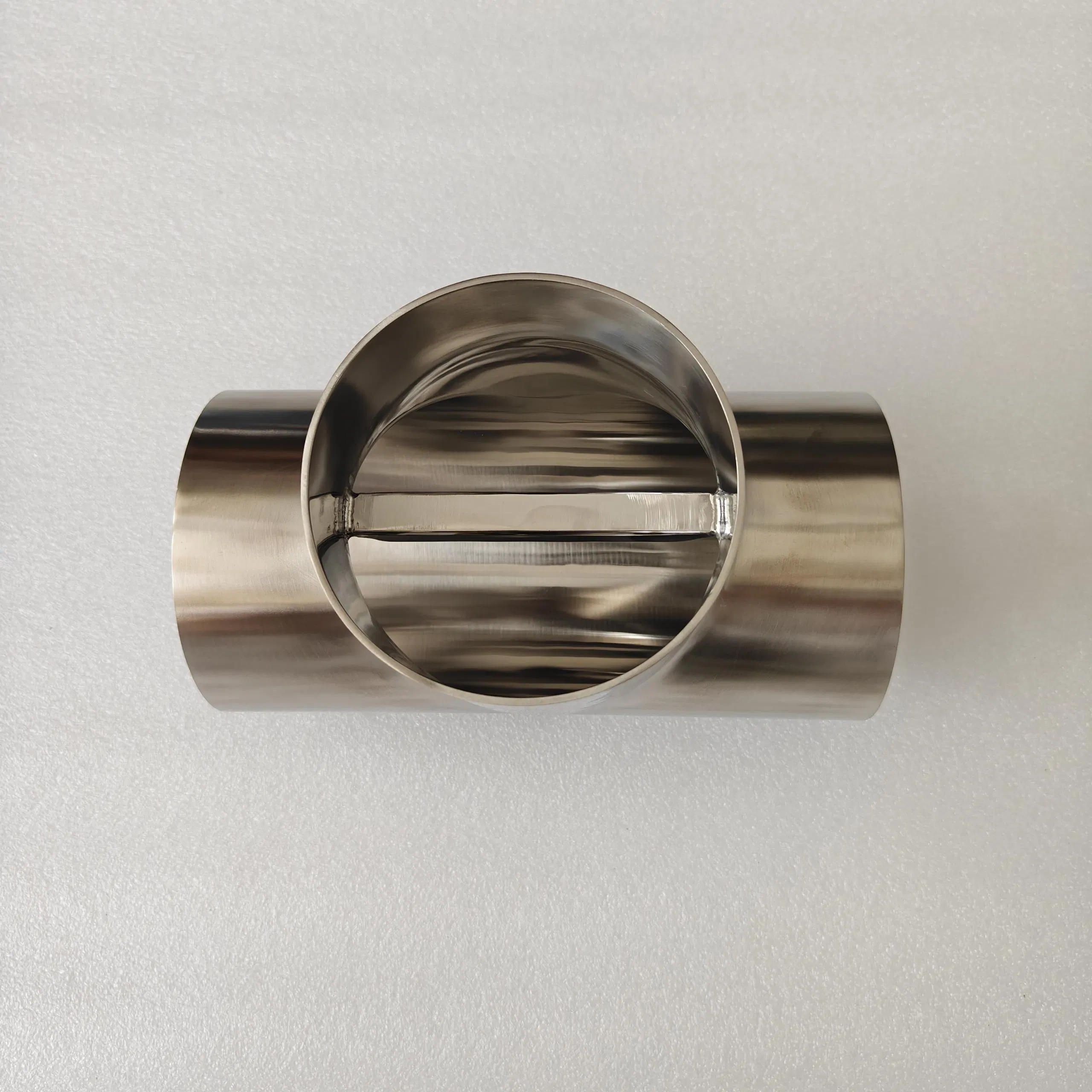 Stainless Steel Piggable Barrel Tee/Food Grade Standard/Sanitary Standards/Mirror Polishing Ra 0.4-1.6/DN80 100 128 150