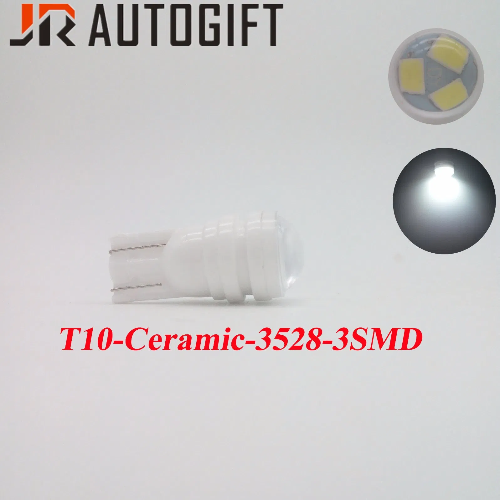 Светодиодные лампы T10 W5W 3SMD для подсветки номера авто